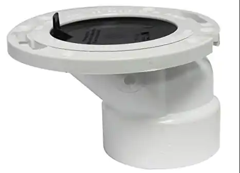 DRAIN BASE PVC 4X3 W/1/2 TAP