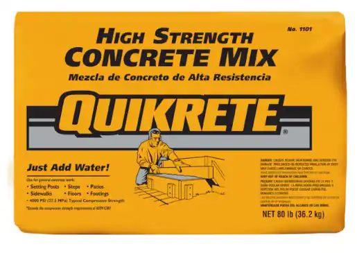 QUICKRETE CONCRETE MIX 80LB BAG