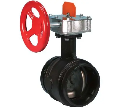 FIRELOCK GRVD BUTTERFLY VALVE 6