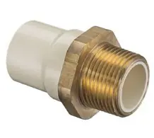 MA CPVC CTS SOC X BRASS MPT 3/4 LF