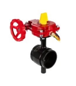 FIRE BUTTERFLY VALVE GROOVED 8