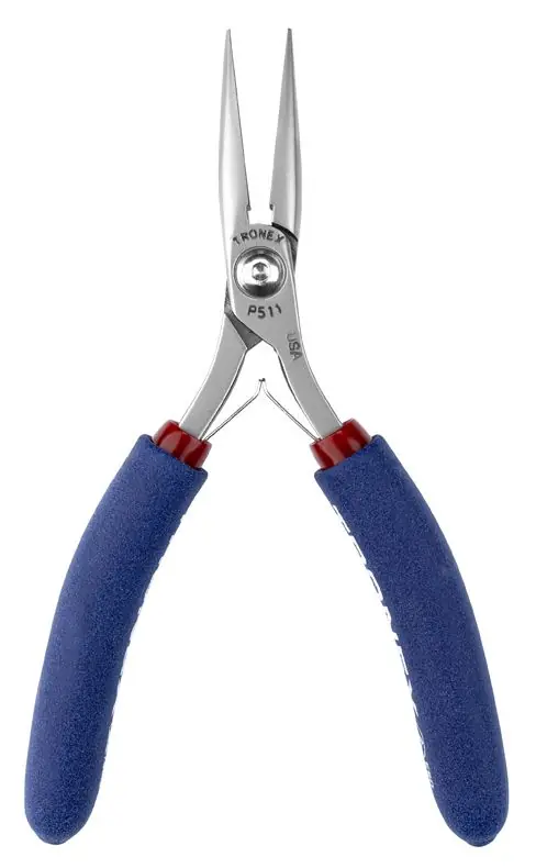 Tronex P511 Chain Nose Pliers with Long, Smooth Jaw, 5.5" OAL