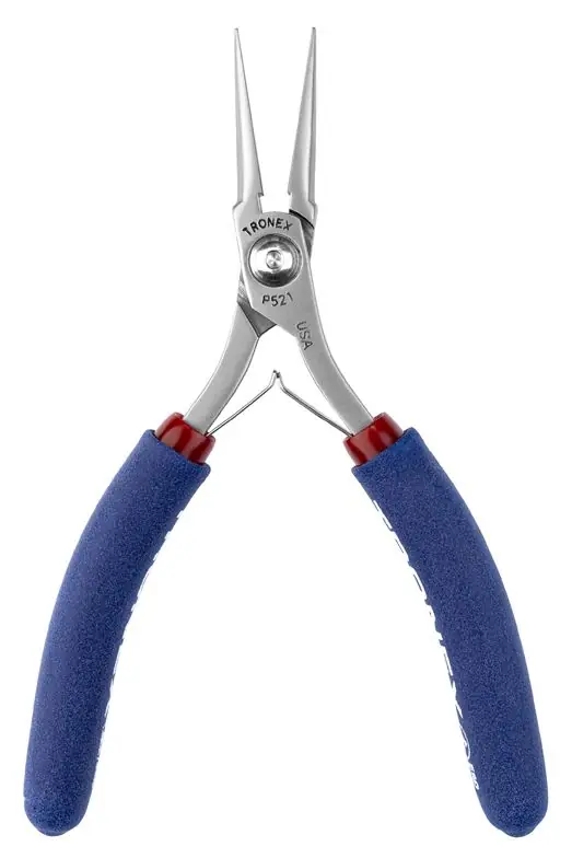 Tronex P521 Needle Nose Lead-Forming Pliers with Long, Smooth Jaw, 5.40" OAL