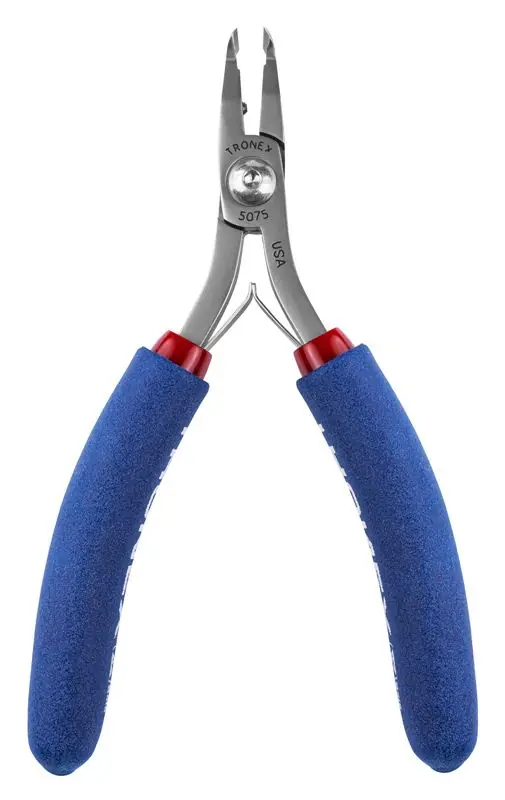 Tronex 5075 Mini Very Small 50° Relieved Head Flush Carbon Steel Cutter, 4.9" OAL