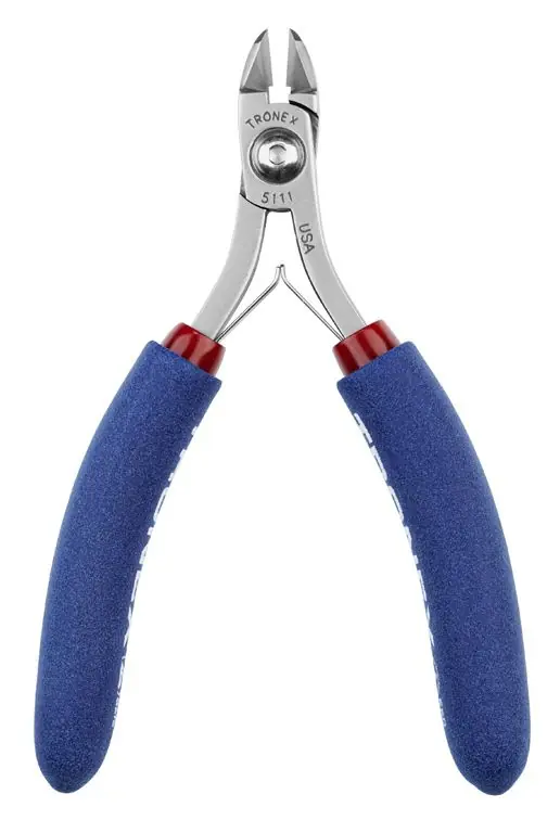 Tronex 5111 General Purpose Strong Medium Oval Head Semi-Flush Carbon Steel Cutter, 4.6" OAL