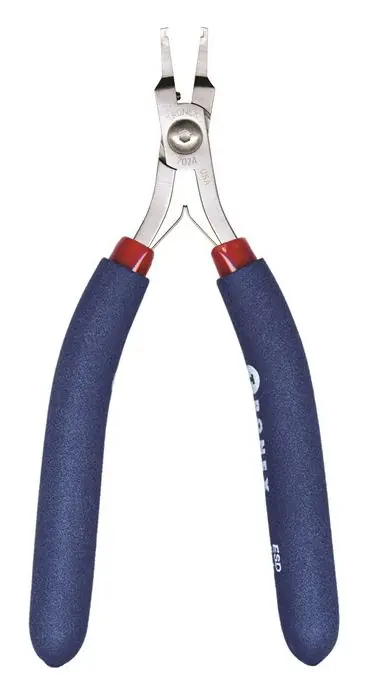 Tronex 7074 Mini Very Narrow Long 90° Head Flush Carbon Steel Cutter, 5.9" OAL
