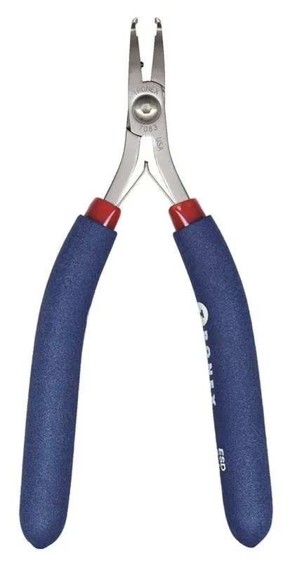 Tronex 7083 SMT Very Fine Small Oval 70° Head Flush Carbon Steel Cutter with Long Ergonomic Handles, 5.9" OAL