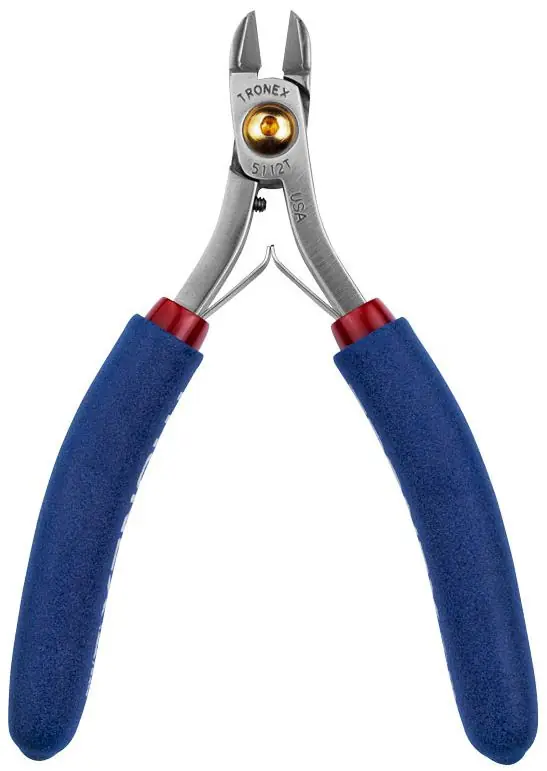 Tronex 5112T Class T Oval Head Flush Carbon Steel Cutter with Tungsten Carbide Edges, 4.6" OAL