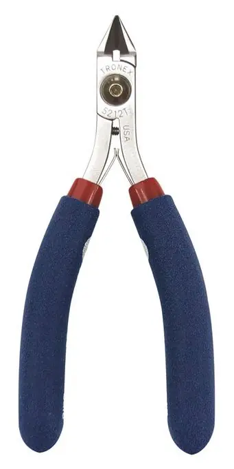 Tronex 5212T Class T Tapered Head Flush Carbon Steel Cutter with Tungsten Carbide Edges, 4.6" OAL