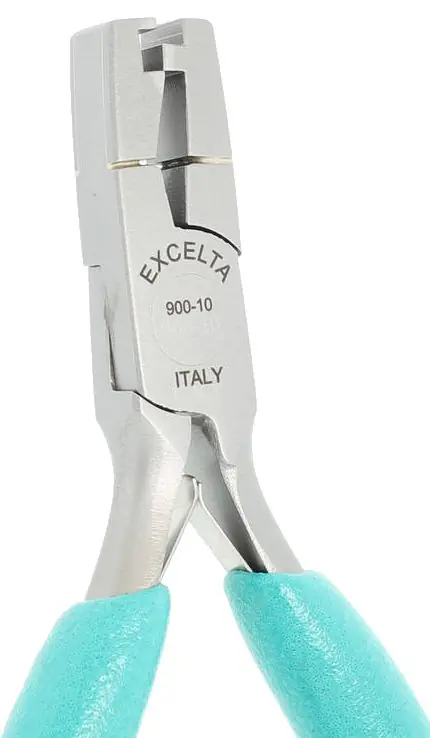 Excelta 900-10 ★★★★★ Component Lead Forming Head Shear Carbon Steel Cutter with Long Cushion Grip Handles, 5.5" OAL
