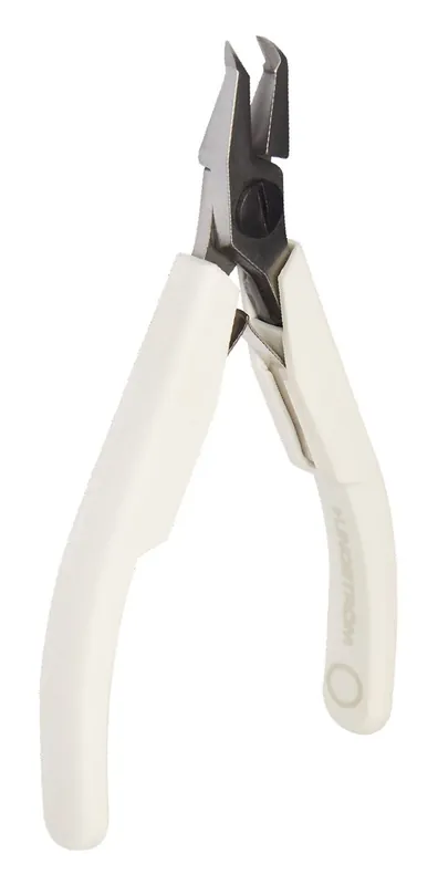 Lindstrom 7280 Precision Small 45° Reverse Angled Oblique Head Flush Alloy Steel Cutter with Supreme Traditional Handles, 4.72" OAL