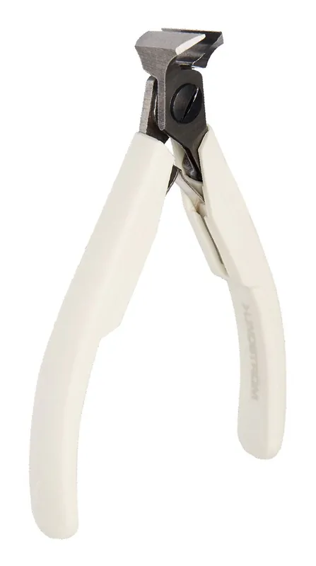 Lindstrom 7290 General Precision Long Small 11° Oblique Head Micro-Bevel® Alloy Steel End Cutter with Supreme Traditional Handles, 4.25" OAL