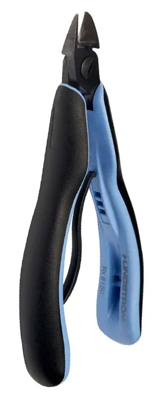 Lindstrom RX-8151 ESD-Safe Medium Oval Head Diagonal Flush Alloy Steel Cutter with ERGO™ Cushioned Grip Handles, 5.43" OAL