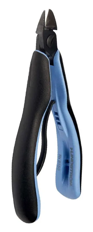 Lindstrom RX8152 ESD-Safe Medium Oval Head Diagonal Ultra-Flush® Alloy Steel Cutter with ERGO™ Cushioned Grip Handles, 5.43" OAL