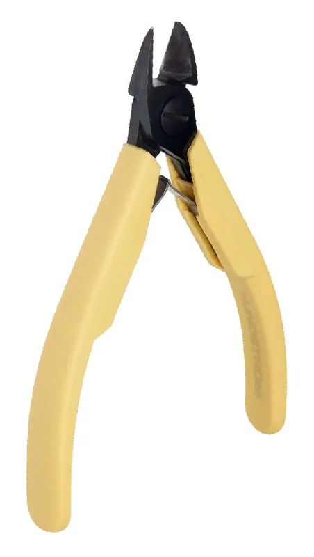 Lindstrom 8130 ESD-Safe Extra Small Oval Head Diagonal Micro-Bevel® Alloy Steel Cutter, 4.25" OAL