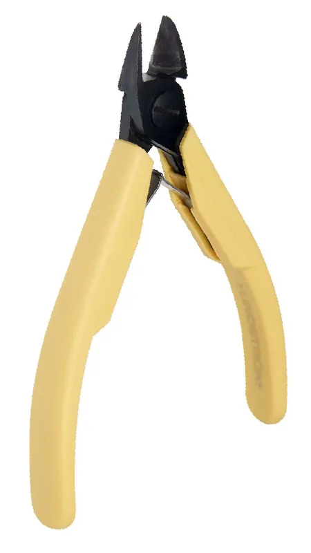 Lindstrom 8140 ESD-Safe Small Oval Head Diagonal Micro-Bevel® Alloy Steel Cutter, 4.33" OAL