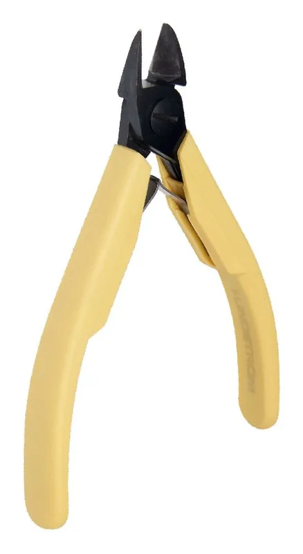 Lindstrom 8161 ESD-Safe Large Oval Head Diagonal Flush Alloy Steel Cutter with Cushioned Grip Handles, 4.92" OAL