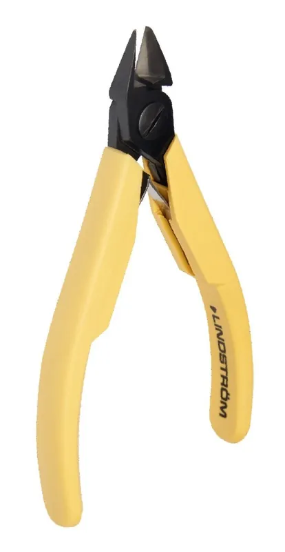 Lindstrom 8143 ESD-Safe Small Tapered Head Micro-Bevel® Alloy Steel Cutter, 4.33" OAL