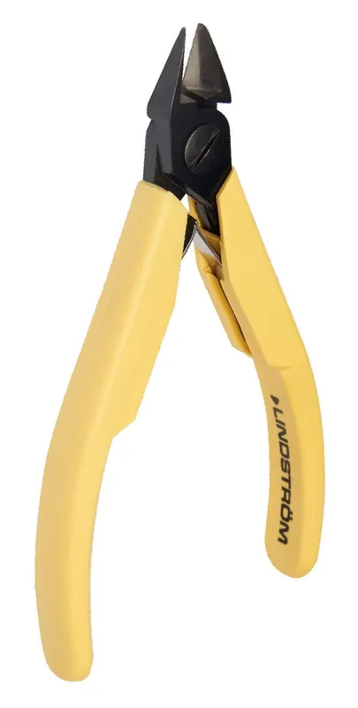 Lindstrom 8154 Precision Medium Tapered Head Diagonal Flush Alloy Steel Cutter with ERGO™ Handles, 4.43" OAL