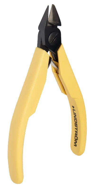 Lindstrom 8155 Precision Medium Tapered Head Diagonal Ultra-Flush® Alloy Steel Cutter with ERGO™ Handles, 4.43" OAL