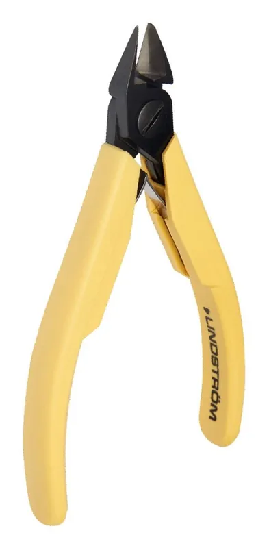 Lindstrom 8163 Precision Large Tapered Head Diagonal Micro-Bevel® Alloy Steel Cutter with ERGO™ Handles, 4.92" OAL