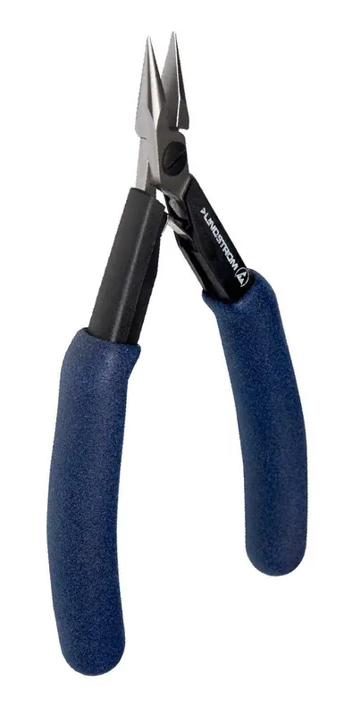 Lindstrom HS7893 HS Series ESD-Safe Small, Short Snipe Nose Pliers with Smooth Jaw & Long HandSaver Handles, 5.99" OAL