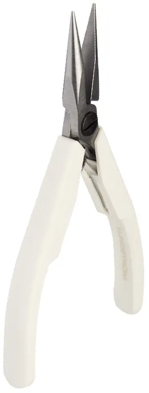 Lindstrom 7891 Supreme Series ESD-Safe Chain Nose Pliers with Serrated, Medium Jaw & Synthetic Handles, 5.20" OAL