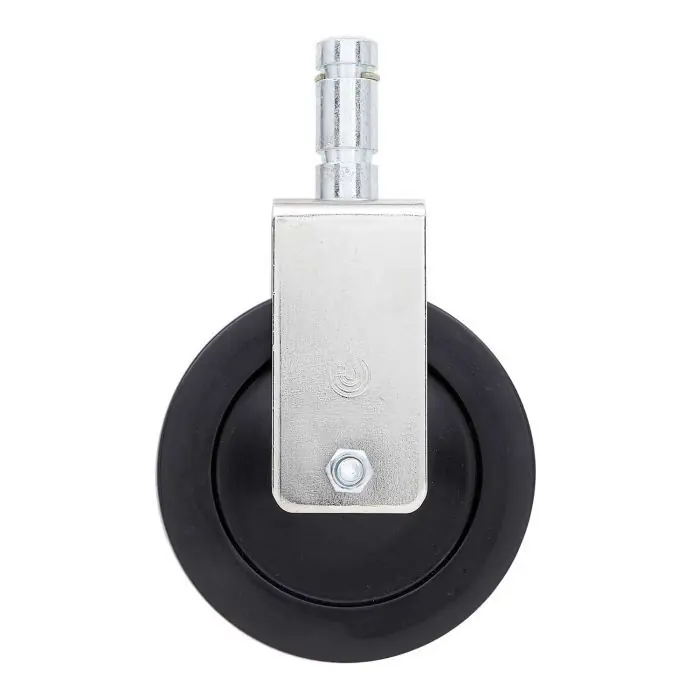 Metro 5MR Resilient Rigid Standard Stem Caster, No Brake, 5"