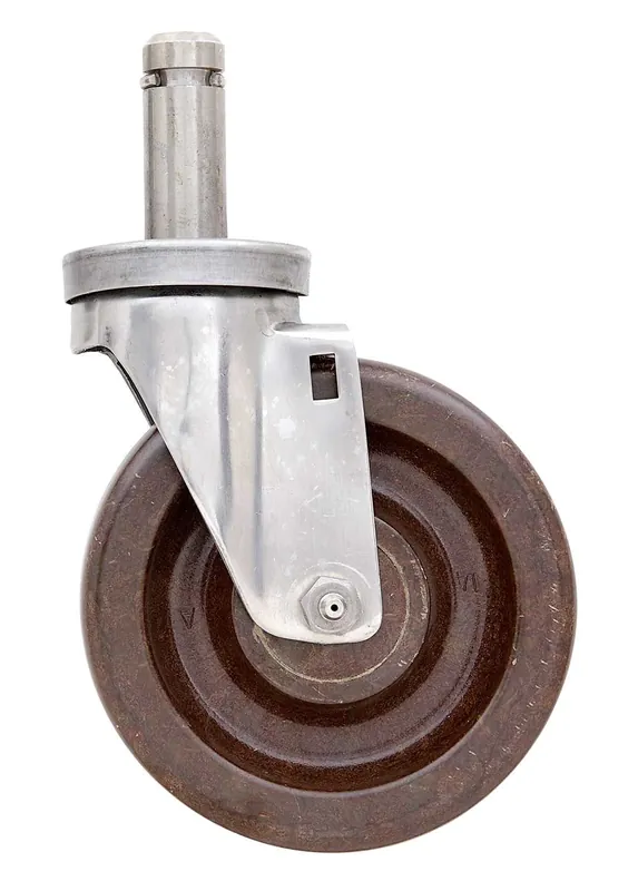 Metro 5MHTP High-temp Autoclave Phenolic Swivel Stem Casters, No Brake, 5"