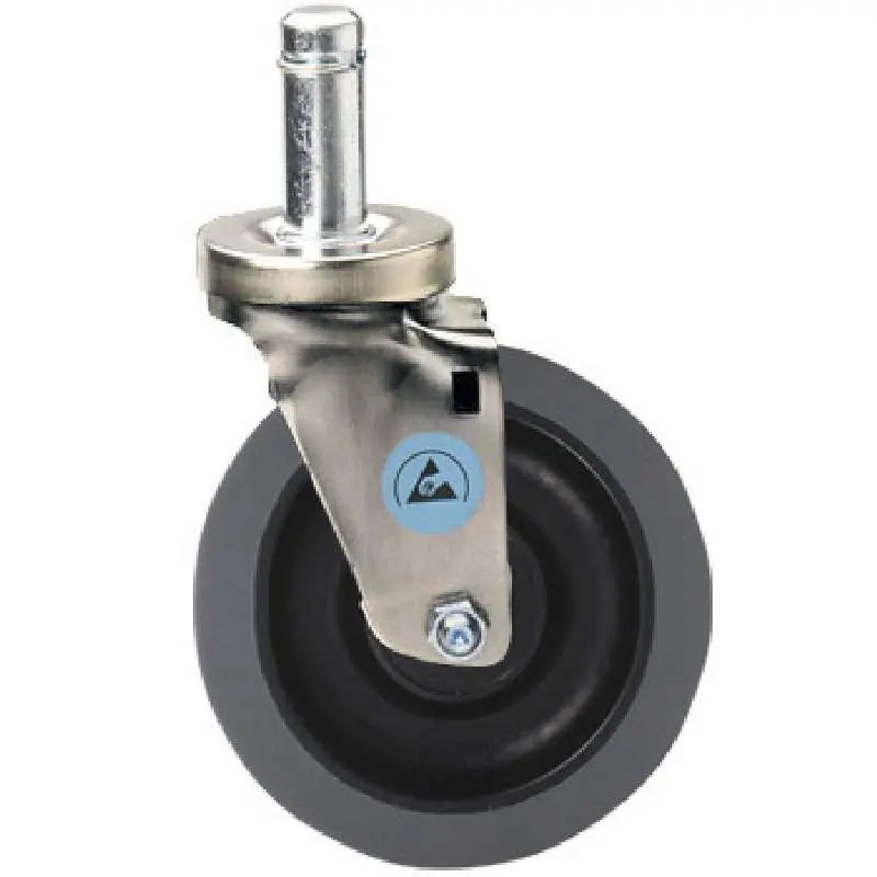 Metro 5MESD Non-Marking Conductive Caster, No Brake, 5"