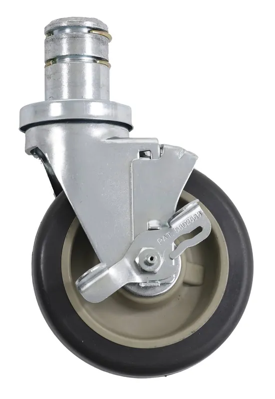 Metro 5HHPB HD Super™ Stem Polyurethane Caster, Braking, 5"