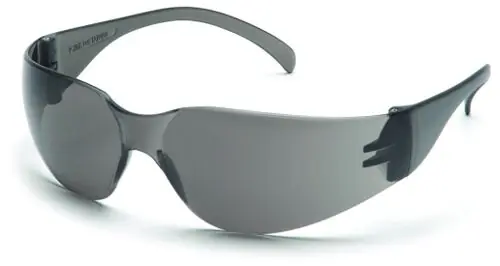 Pyramex S4120S Intruder Safety Glasses with Gray Frame & Gray Hardcoat Lens