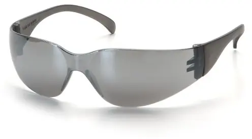 Pyramex S4170S Intruder Safety Glasses with Silver Mirror Frame & Silver Mirror Hardcoat Lens