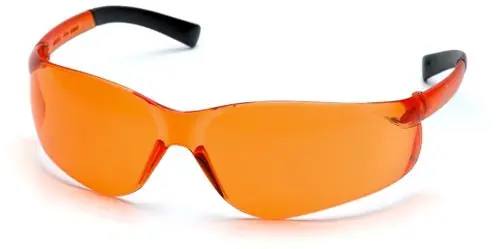 Pyramex S2540S Ztek Safety Glasses with Orange Frame & Orange Lens