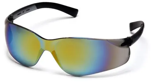 Pyramex S2590S Ztek Safety Glasses with Gold Mirror Frame & Gold Mirror Lens