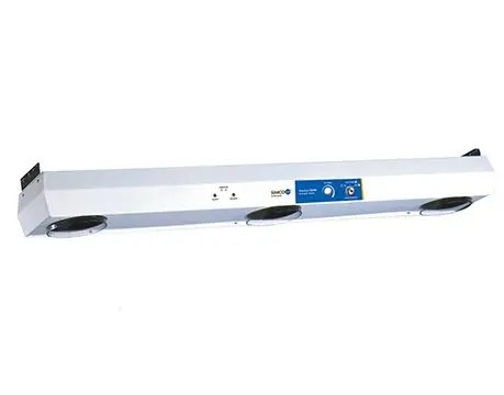 Guardian Cleanroom-Rated Low Balance 3-Fan Overhead Ionizing Blower, 120V