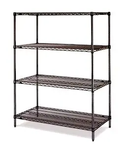 Metro Super Erecta® Black Wire Shelving Units