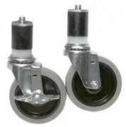 Eagle CAH4-SB Caster Set for 4-Legged Tables, 2 Swivel/2 Braking - 200 lb. Capacity, 5"