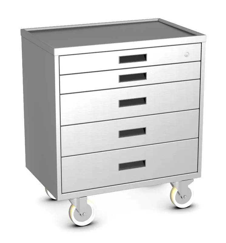 Palbam Class 18.5" x 29" x 33.4" Stainless Steel Mobile Tool Cart