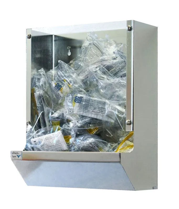 Palbam GD-0302 Stainless Steel Safety Glasses Dispenser, 8" x 12" x 16"