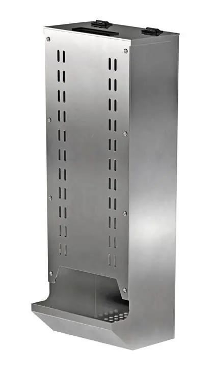 Palbam GD-0305 Stainless Steel Gown & Hood Dispenser, 9.5" x 12" x 32"