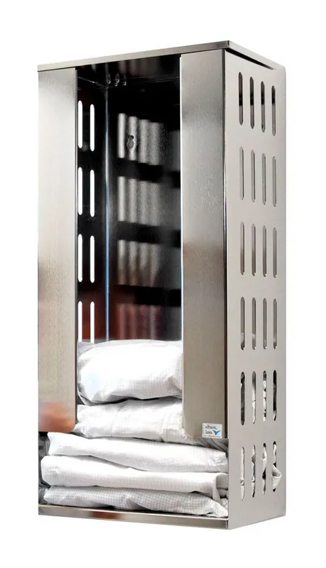 Palbam GD-0404 Stainless Steel Folded Gown Dispenser, 12" x 16" x 30"
