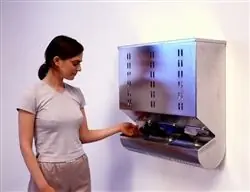 Palbam GD-6060 Stainless Steel Consumables Dispenser with 3 Slots, 8" x 24" x 24"