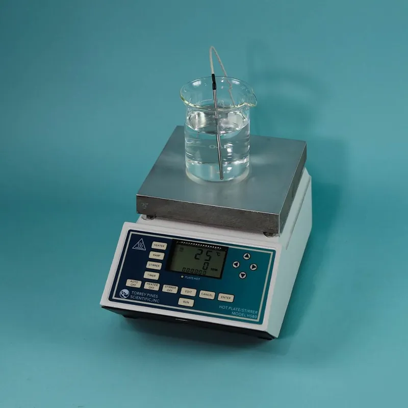 Torrey Pines HS60A Programmable Stirring Hot Plate with Aluminum Top, 6" x 6"