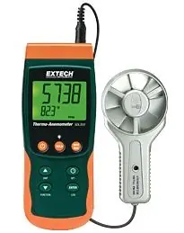 Extech SDL300 Metal Vane Thermo-Anemometer with Datalogging