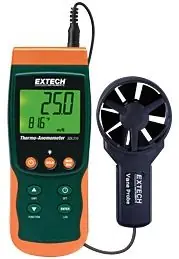 Extech SDL310 Vane Thermo-Anemometer with Datalogging