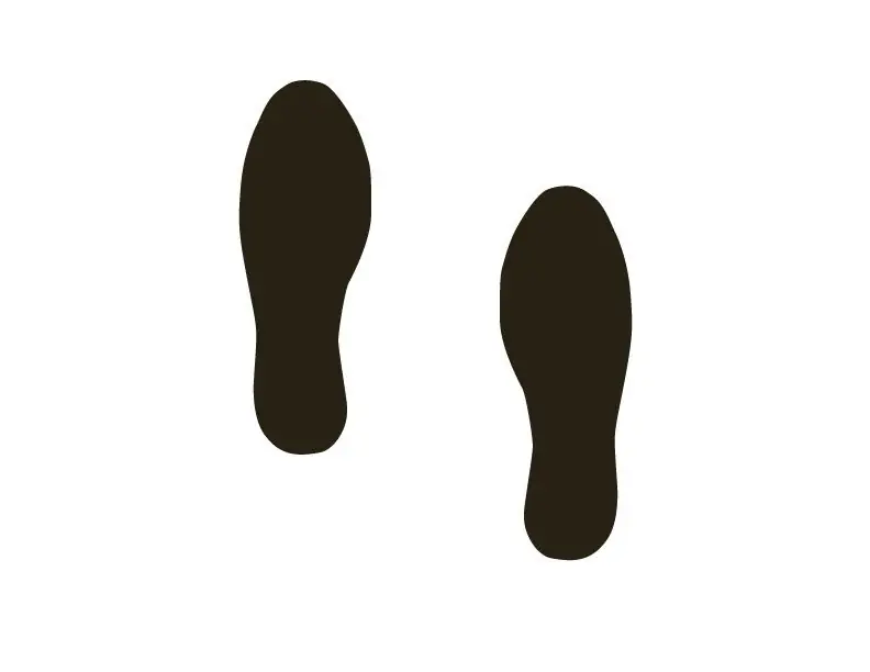 DuraStripe X-Treme Foot Prints, 9.5" x 3.5"