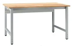 Arlink 7000 Series Workbench with Butcher Block Work Surface & Rounded Front Edge, 30" x 96" x 36"