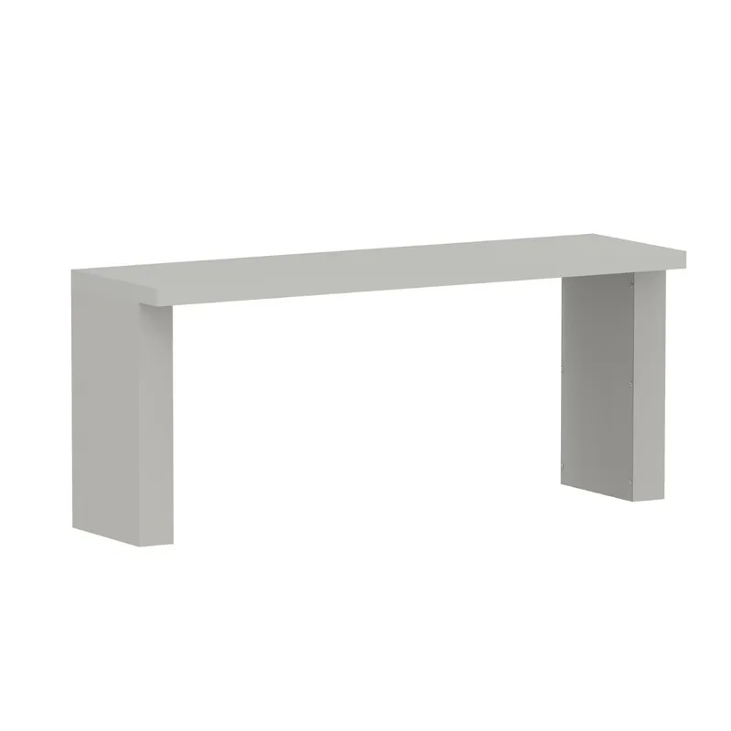 Arlink 721419BB Riser Shelf with Butcher Block Work Surface for 7000 Series Workbenches, 14" x 72" x 19"