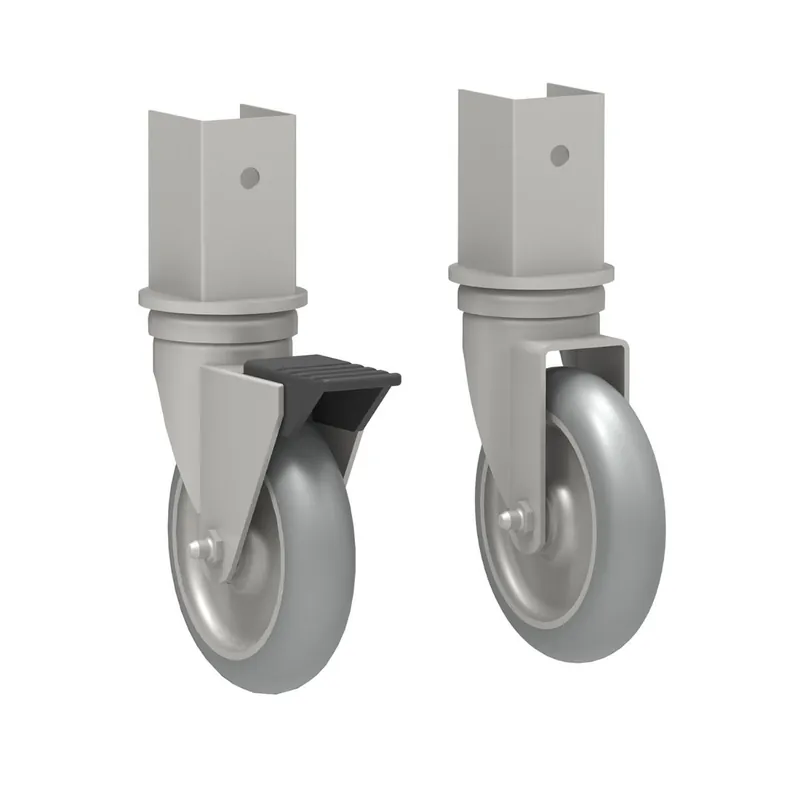 Arlink 7M1000 Caster Kit for 7000 Series Workbenches, includes (2) Swivel & (2) Locking, 5"